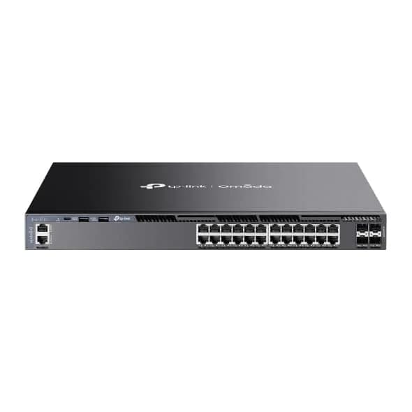 TP Link SG6428X Omada 24-Port Gigabit Stackable L3 Managed Switch with 4 10G Slots