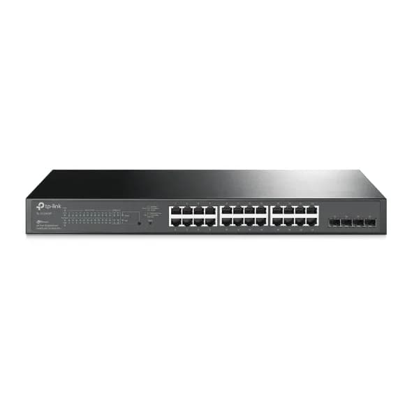 TP-Link JetStream 28-Port Gigabit Smart Switch with 24-Port PoE+(TL-SG2428P)