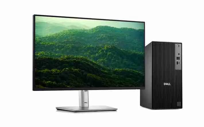 Dell Pro Tower QCT 1250 ( U7-8GB RAM 512 SSD 20 inch Monitor)