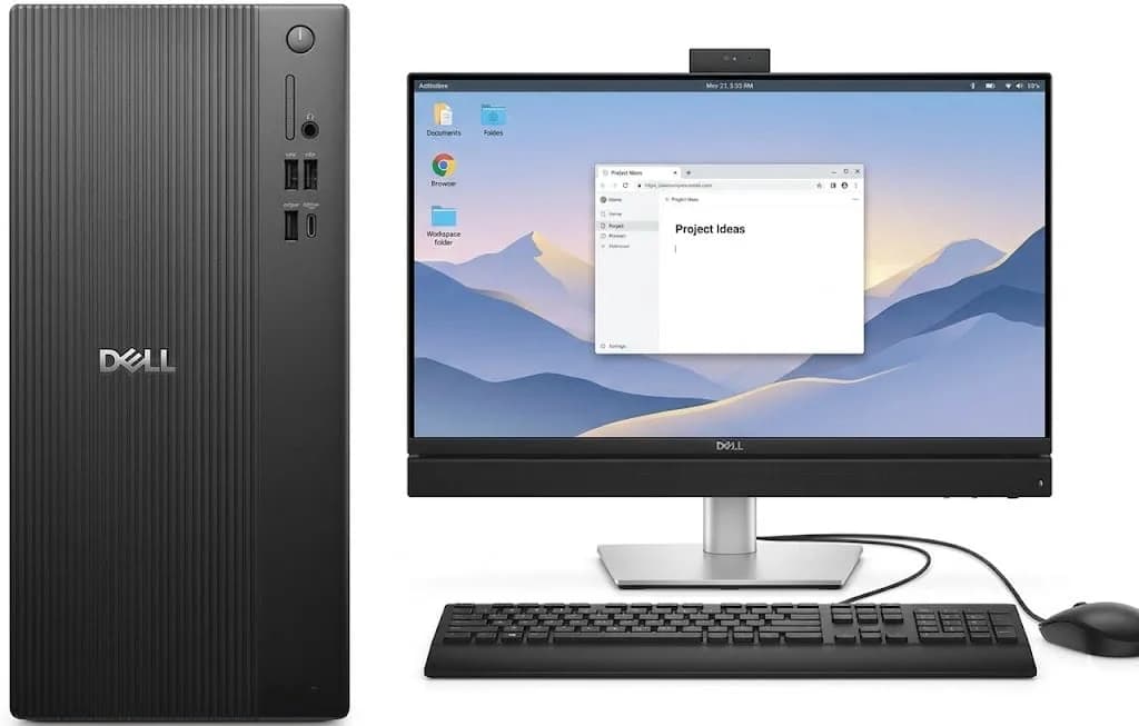 Dell Pro Tower Essential QVT 126 ( i5-14TH GEN 8GB RAM 512 SSD 20 inch Monitor)