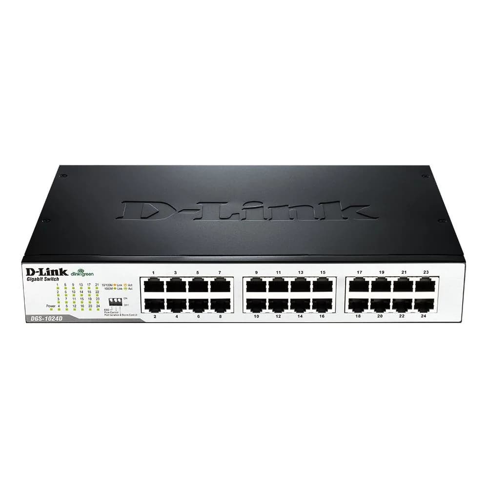 D-Link 24-Port Gigabit Desktop Switch (DGS-1024D)
