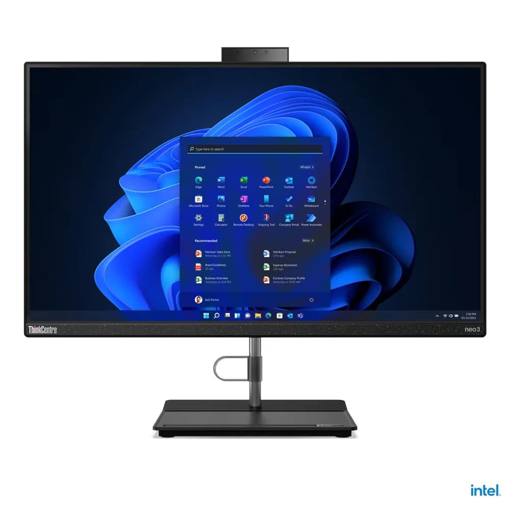 Lenovo ThinkCentre Neo 30a 24 All In One Desktop( i7, 12th Gen, 8GB, 512GB, Dos, 12B000E6UM)