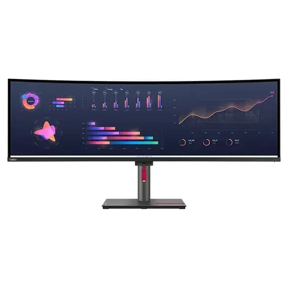 Lenovo ThinkVision P49w-30 49″ Curved 5K DQHD Thunderbolt USB-C Monitor (63DBRAT1UK-E)