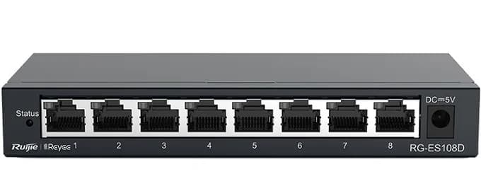 RG-ES108D Ruijie Reyee Cloud Managed Switch