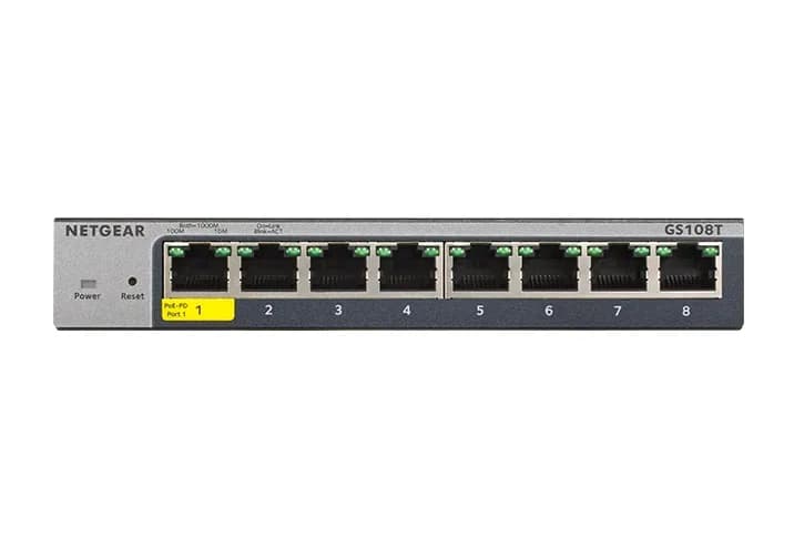 Netgear GS108T-300UKS 8-Port Gigabit Ethernet Smart Switch