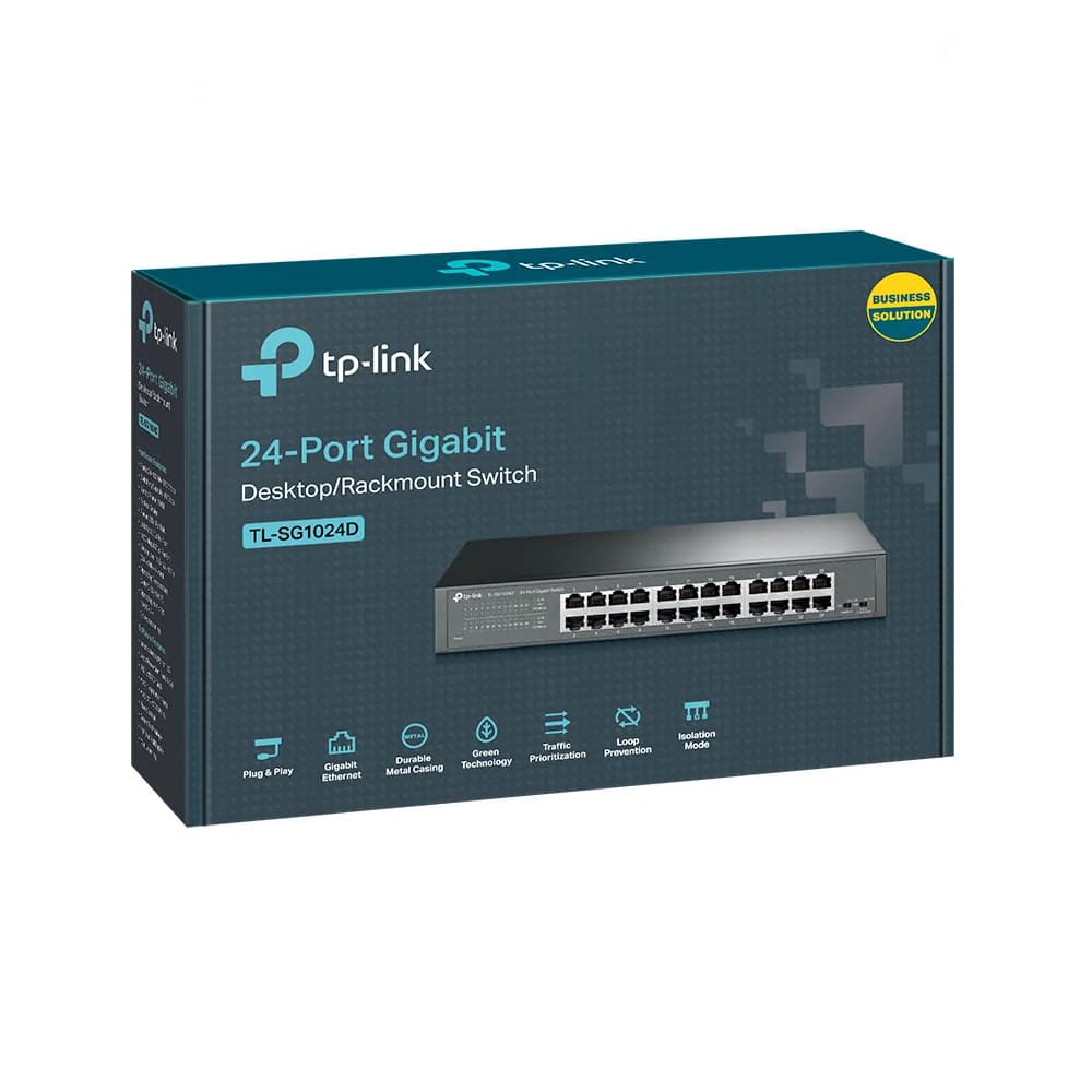 TP-Link TL-SG1024D 24-Port Gigabit Rackmount Switch