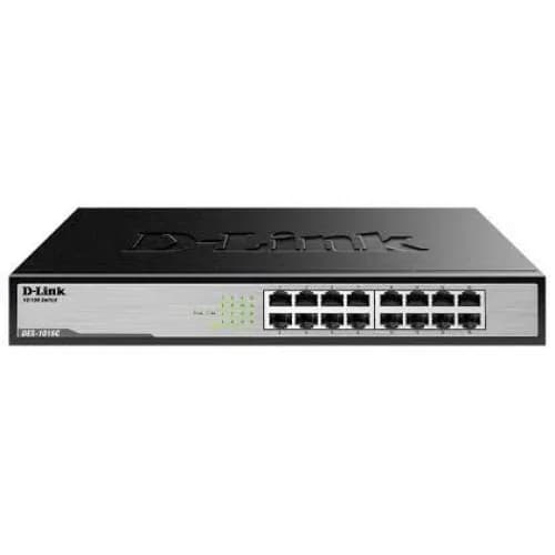 D-Link 16-port Unmanaged Switch (DES-1016C)