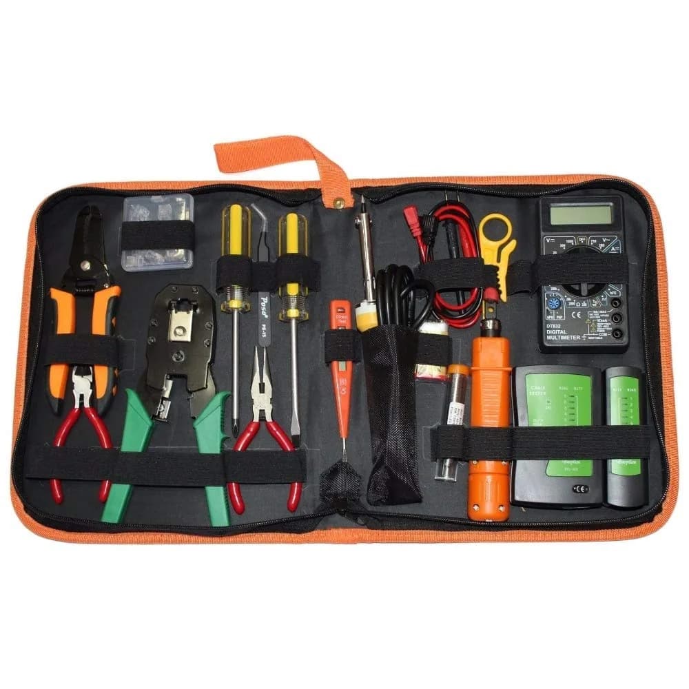16 in 1 RJ45 Portable LAN Networking Tool Kit