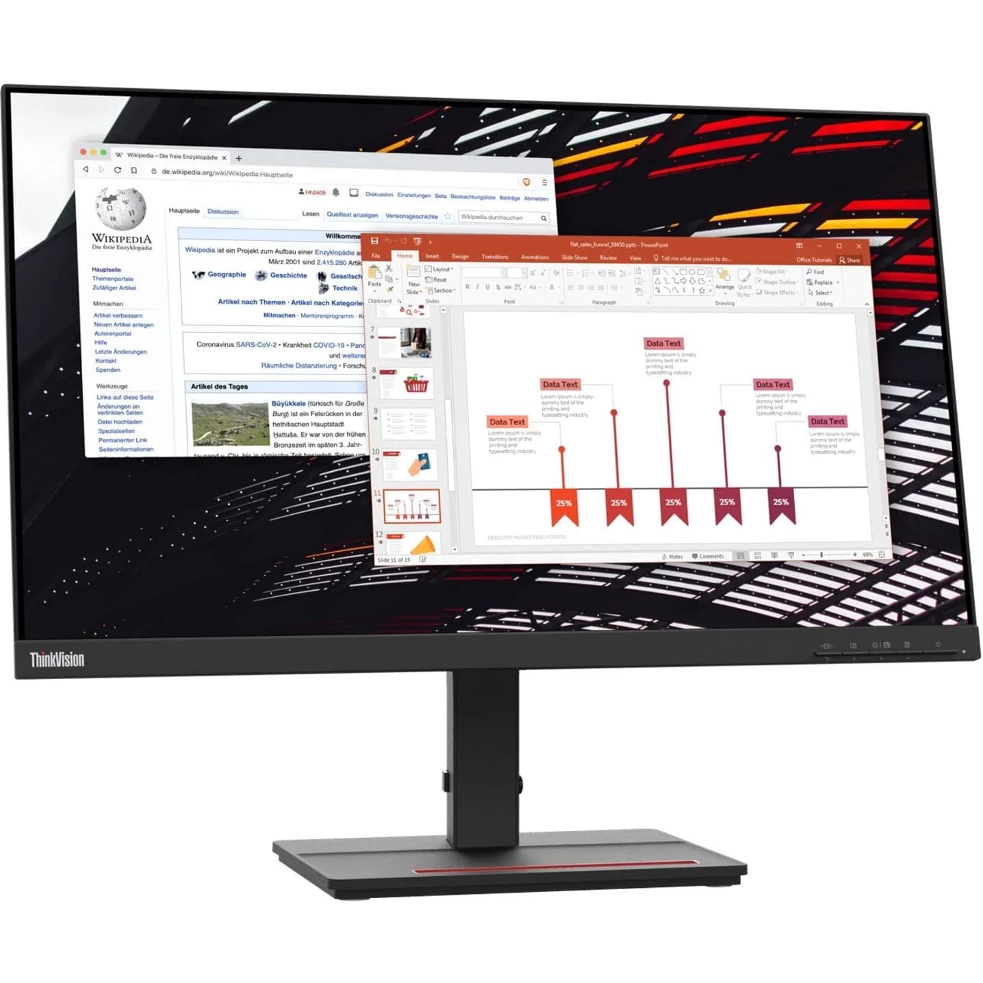 Lenovo ThinkVision S24e-20 24 inch FHD Monitor (23.8 inch)
