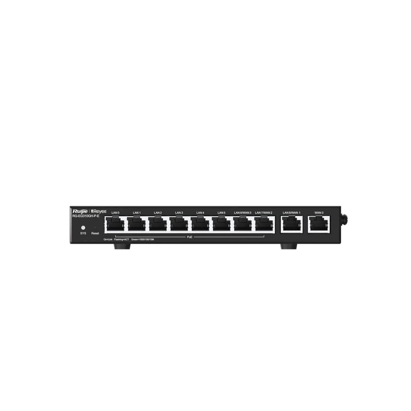 RG-EG310GH-P-E Desktop 10-port Full Gigabit Router