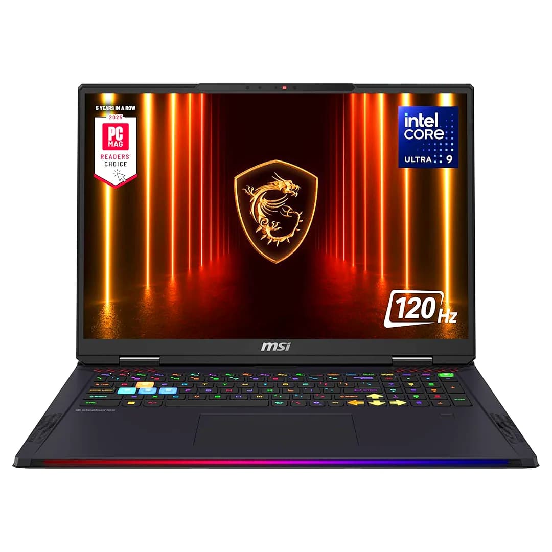 MSI RAIDER - Intel Ultra 285HX + RTX 5090 24GB + 64GB DDR5 RAM + 18" 4K-120Hz