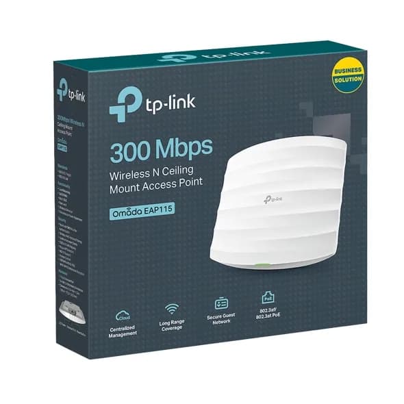 TP LINK EAP115 300Mbps Wireless N Ceiling Mount Access Point