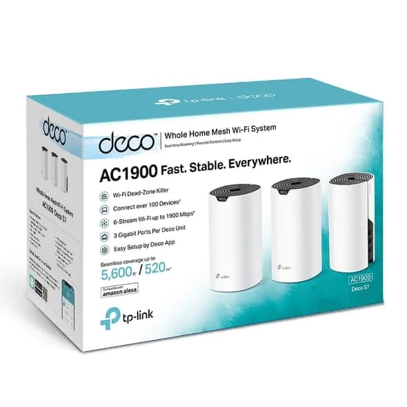 TP-Link Deco S7 AC1900 Whole Home Mesh Wi-Fi System