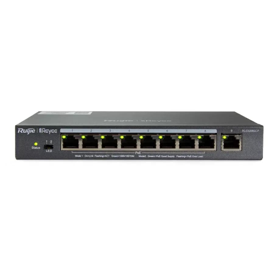 RG-ES209GC-P Ruijie Reyee Cloud Managed Switch